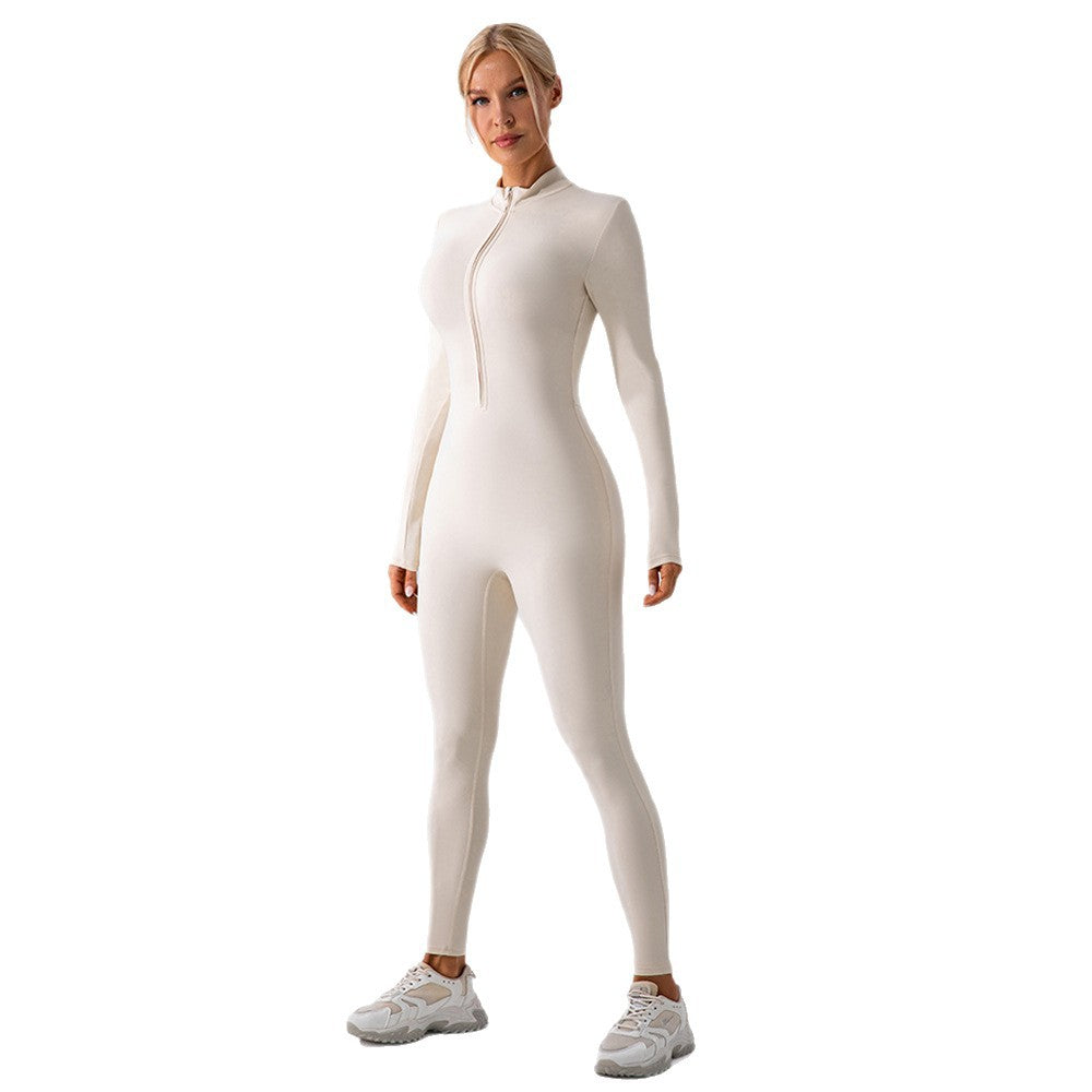 Fleece Lined Yoga Fitness Jumpsuit