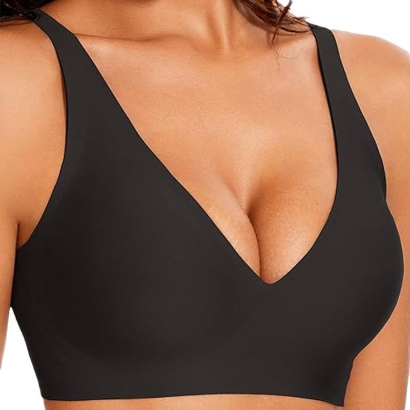 Seamless Wireless Bra Deep V Push-Up