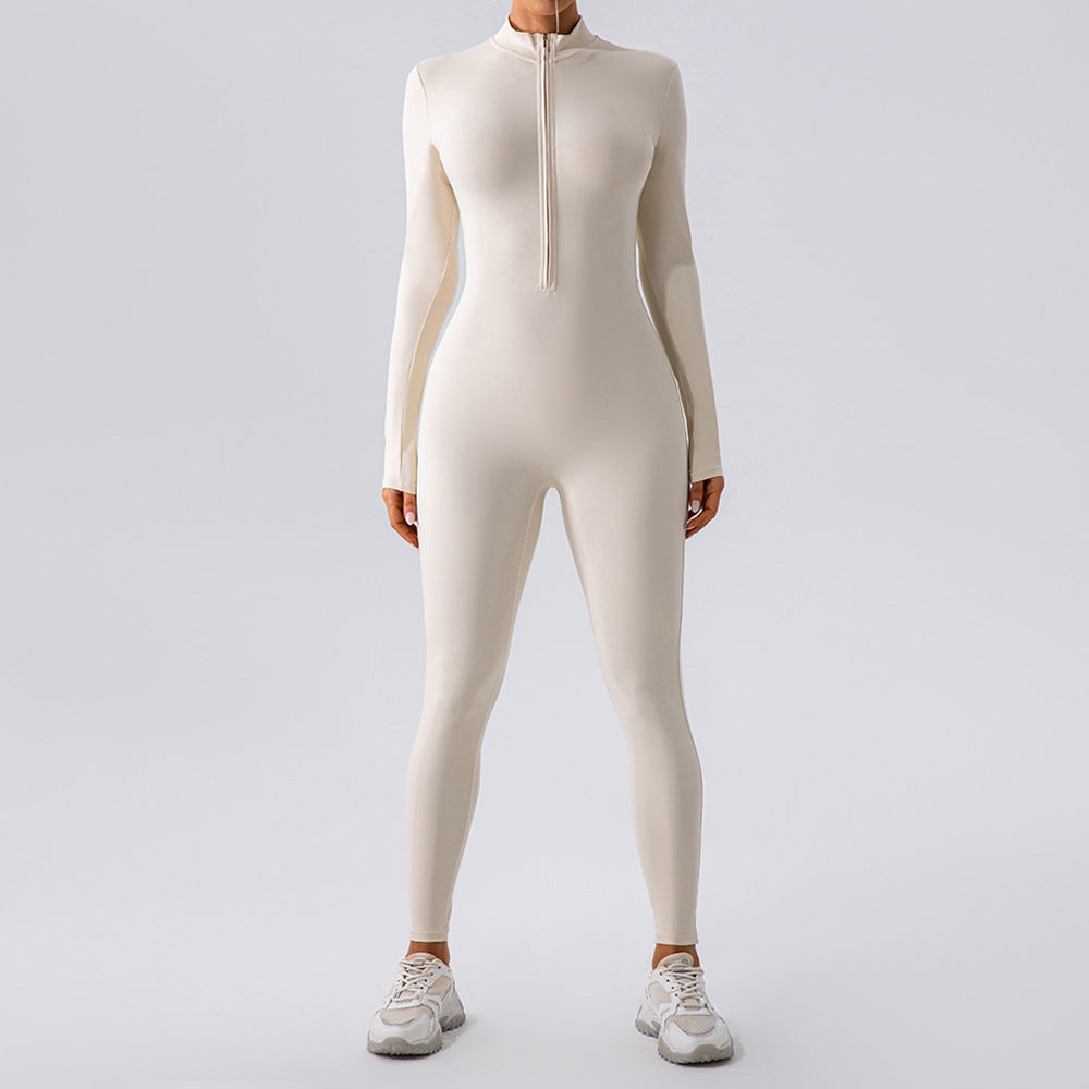 Fleece Lined Yoga Fitness Jumpsuit
