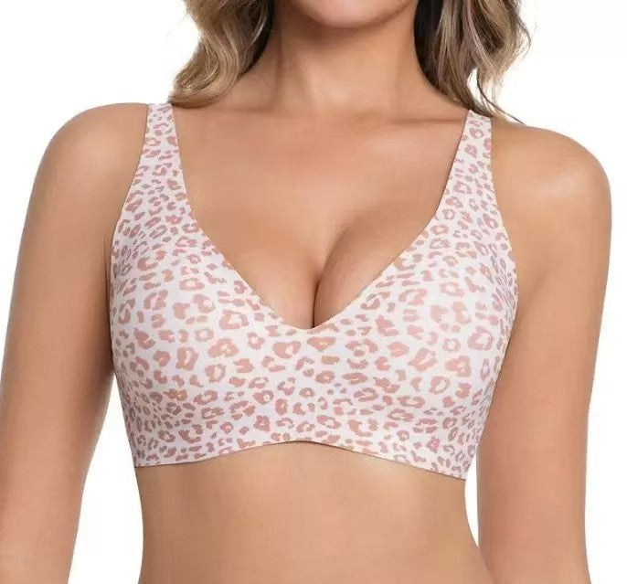 Seamless Wireless Bra Deep V Push-Up