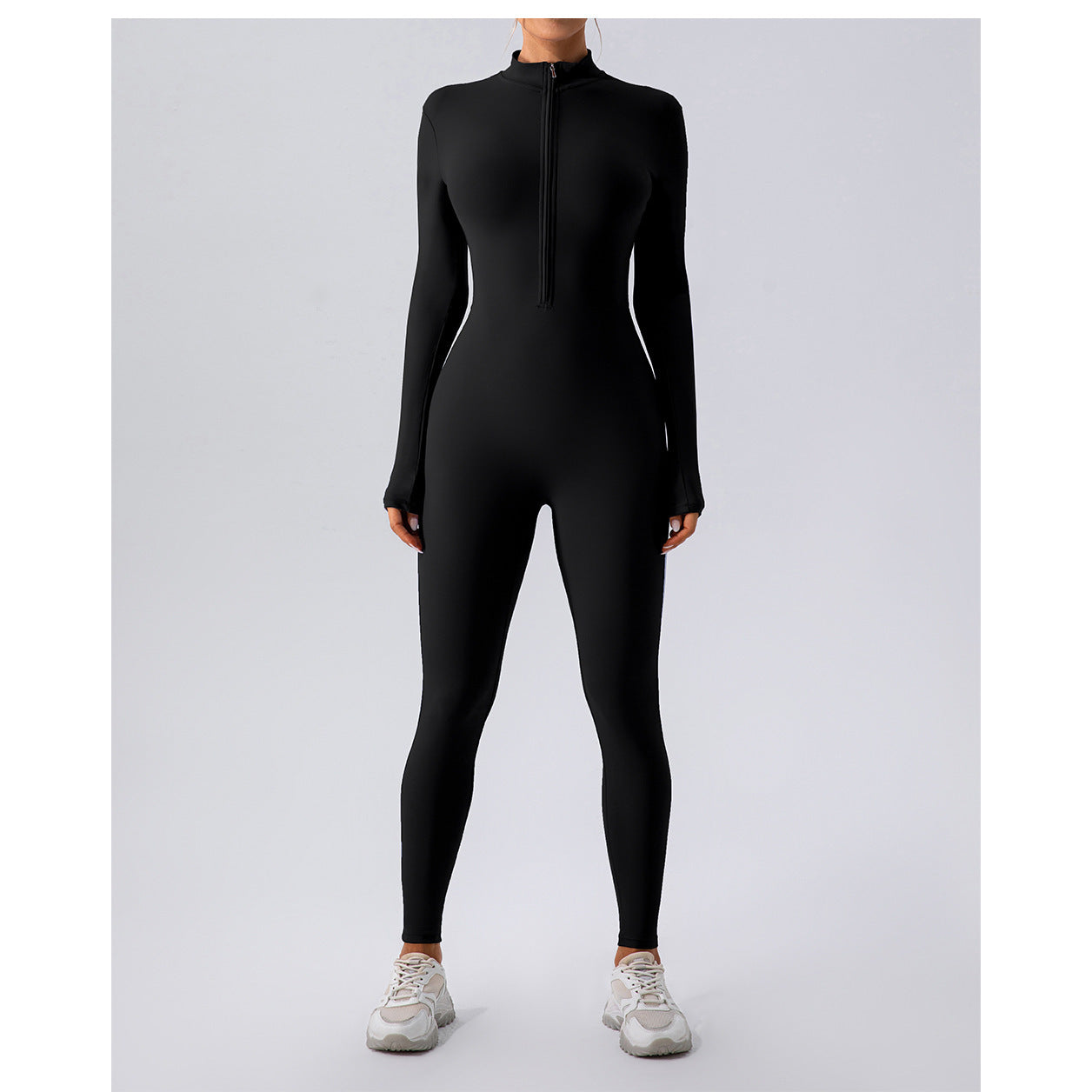 Fleece Lined Yoga Fitness Jumpsuit